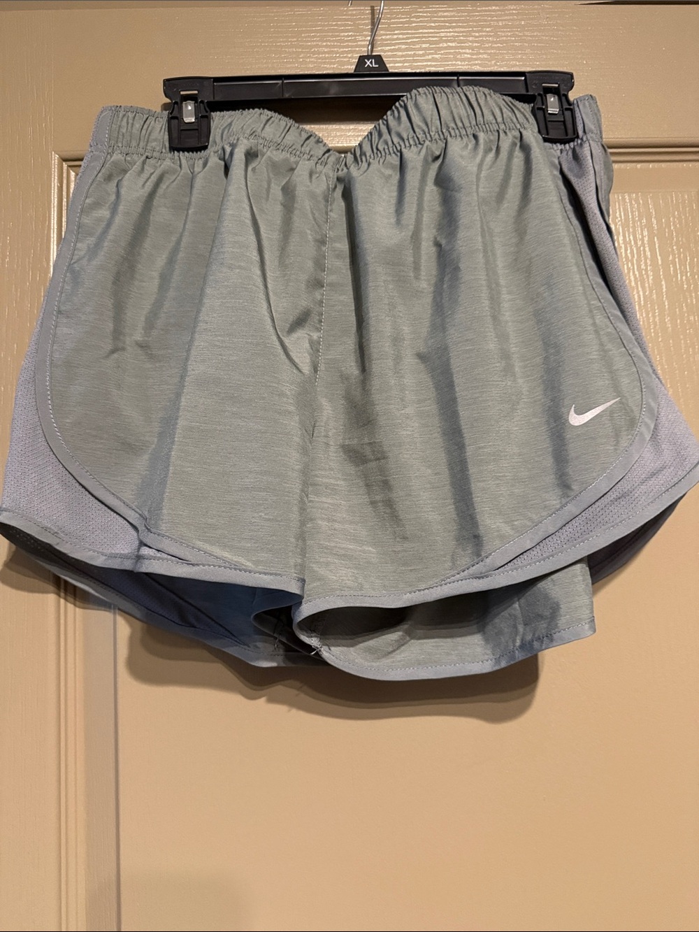 Nike Women’s Pale Gray
Dri-Fit
Athletic Running Shorts Large
Like new